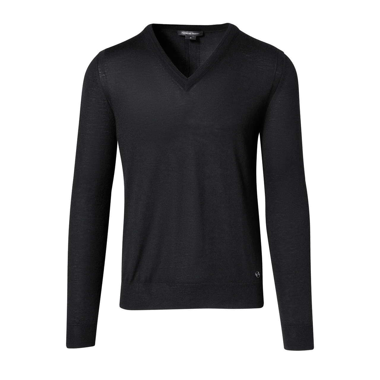 Mens black cashmere v neck sweater best sale