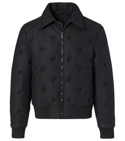 Louis Vuitton Padded Nylon Jacket BLACK. Size 52