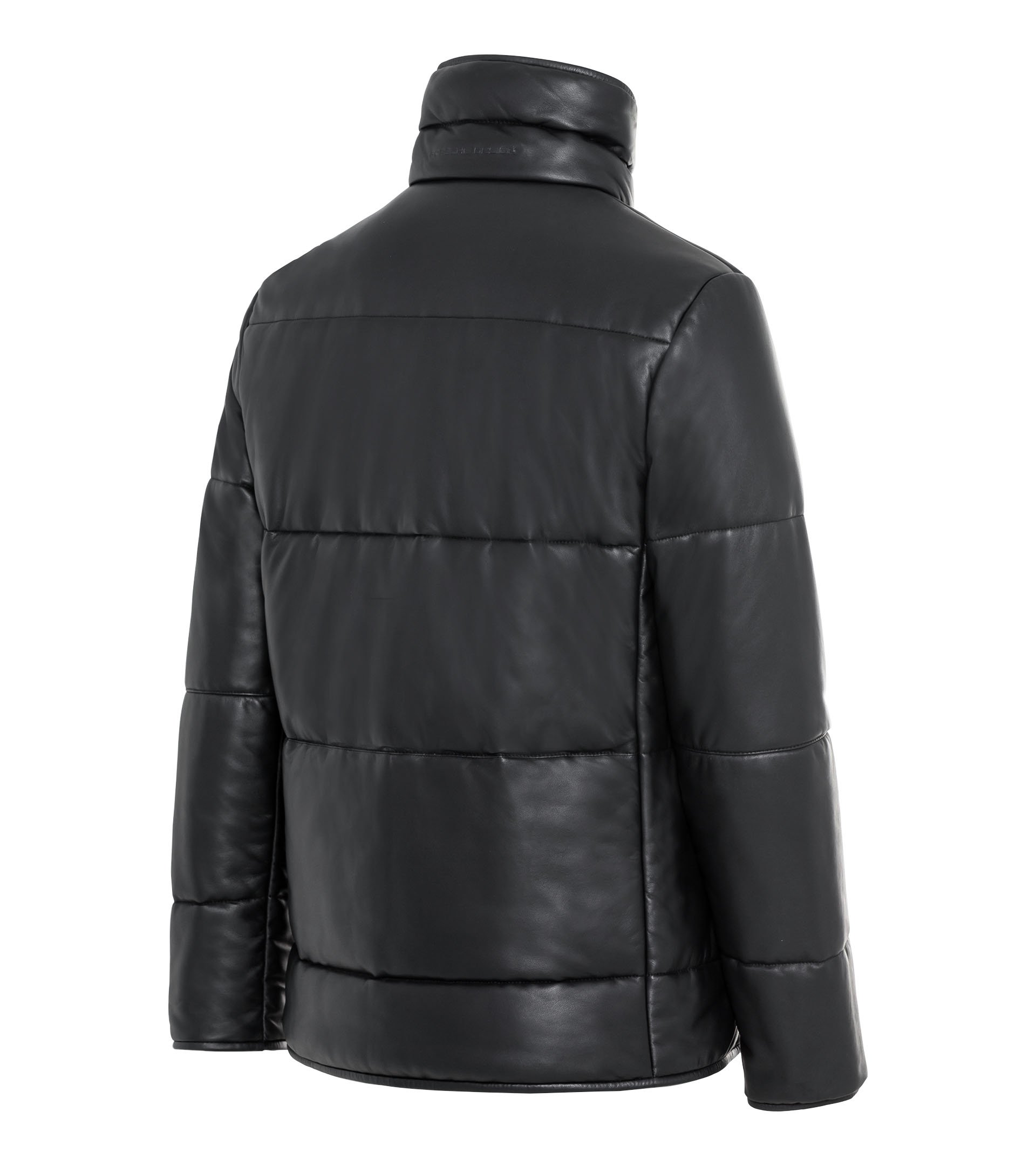 Allsaints coronet leather puffer 2024 jacket