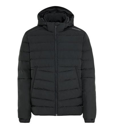 Padded Jacket with Polar Fleece Lined Hood, Reflective Effect & Recycled  Fibre Padding for Boys - grey, Boys