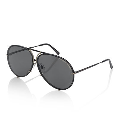 Porsche Design P8557-C Havana Aviator Sunglasses