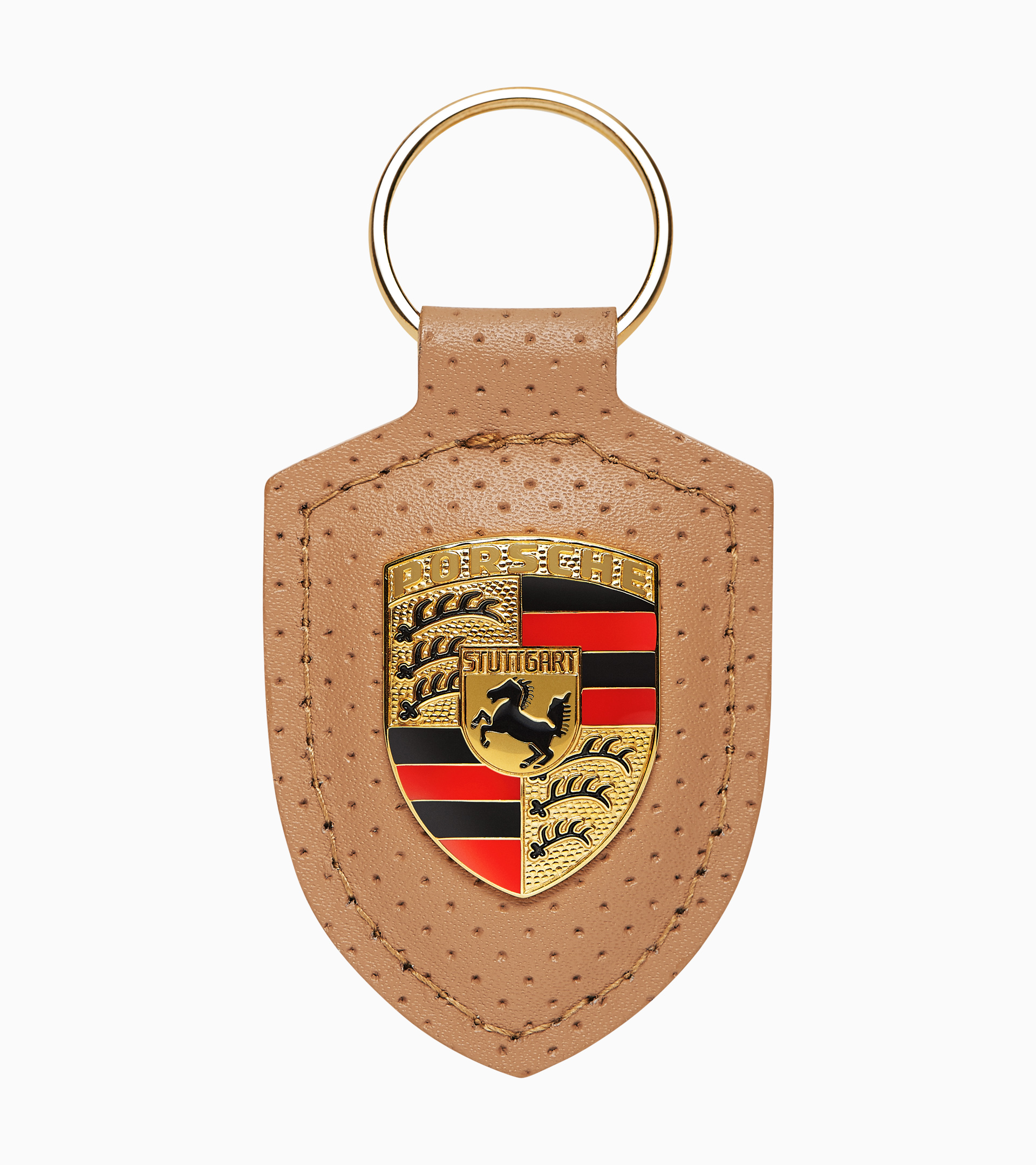 Porsche on sale crest keychain