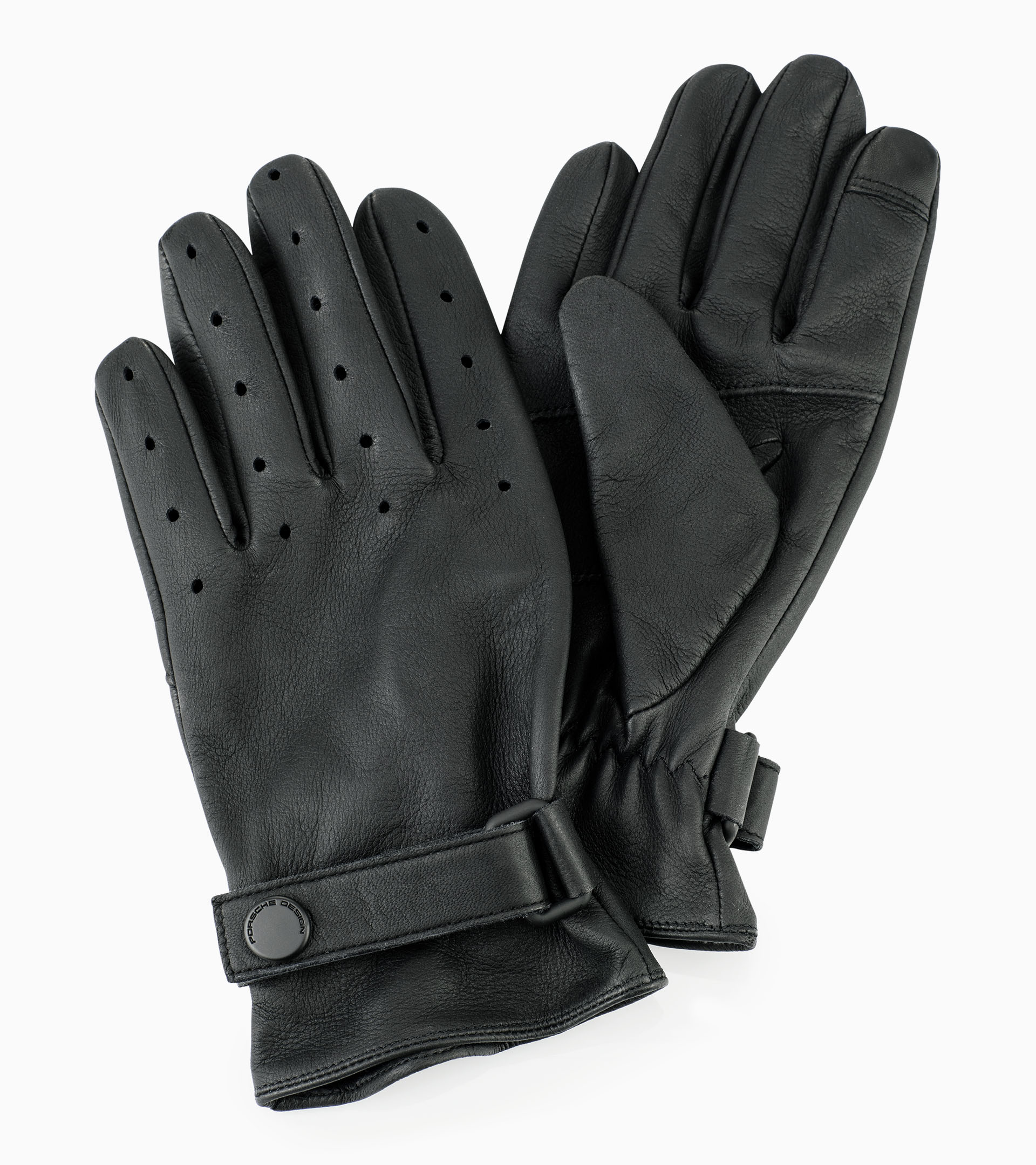 Black leather gloves near me on sale