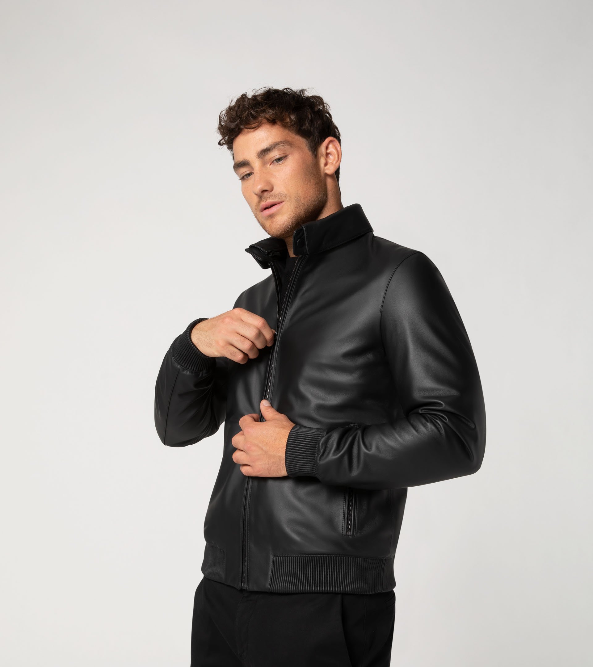 Porsche Design Cabrio leather jacket